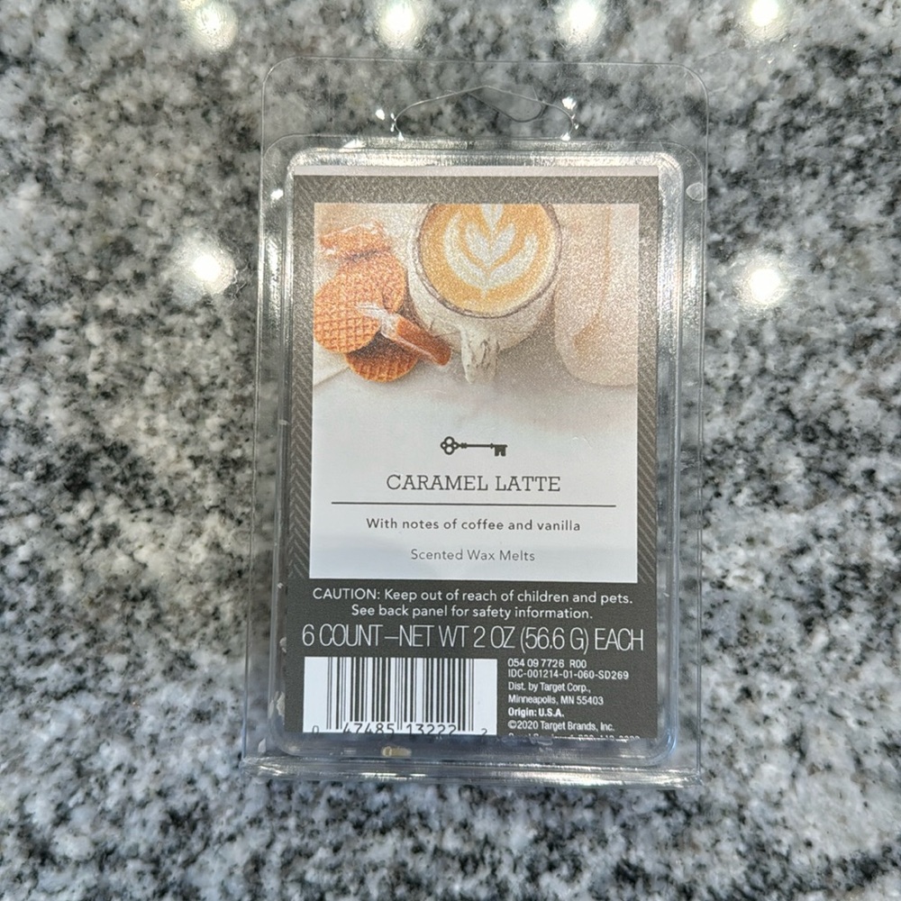 Caramel latte scented wax melts